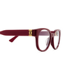 Gafas graduadas Cartier CT0452OA 004 red - Miniatura del producto 3/4