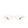 Cartier CT0453O Eyeglasses 004 gold - product thumbnail 1/4
