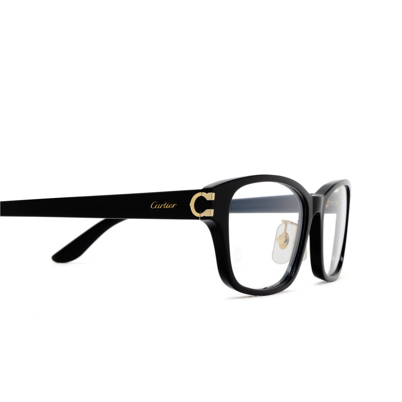 Cartier CT0457OJ Eyeglasses 001 black - 3/4