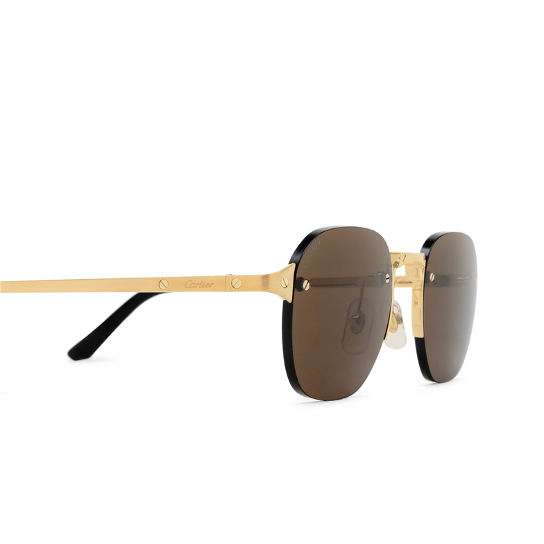 Cartier CT0459S Sunglasses 002 gold - 3/4