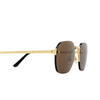 Cartier CT0459S Sunglasses 006 gold - product thumbnail 3/4