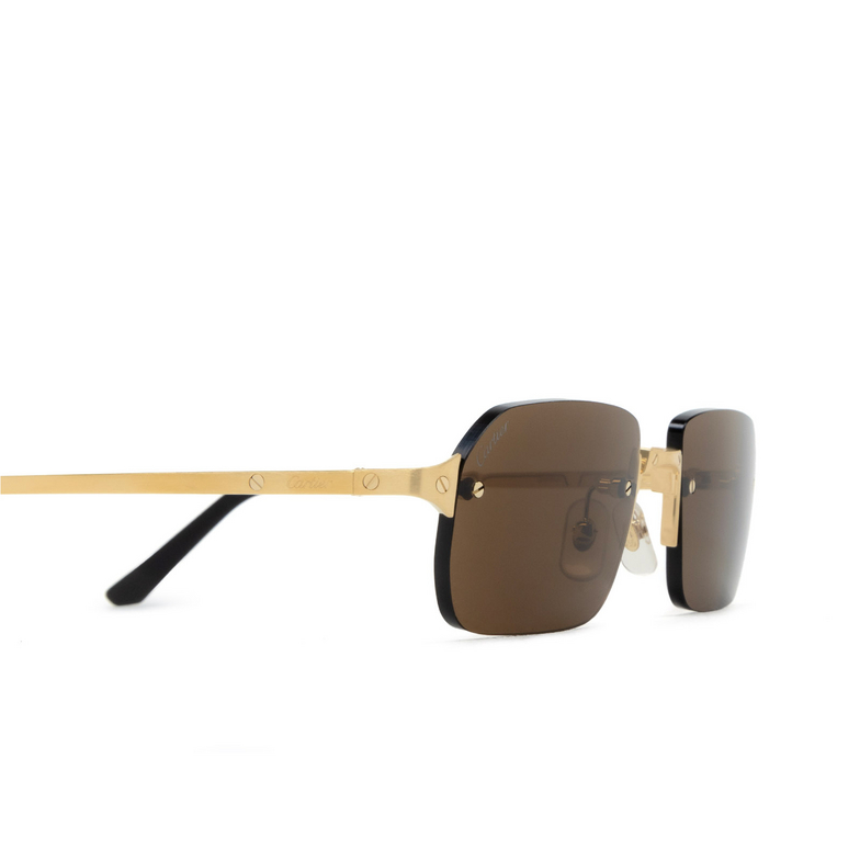 Cartier CT0460S Sunglasses 002 gold - 3/4