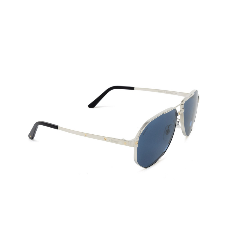 Cartier CT0461S Sunglasses 002 silver - 2/4