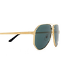Cartier CT0461S Sunglasses 003 gold - product thumbnail 3/4