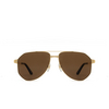 Cartier CT0461S Sunglasses 004 gold - product thumbnail 1/4