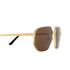 Cartier CT0462S Sunglasses 004 gold - product thumbnail 3/4