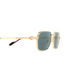 Gafas de sol Cartier CT0463S 002 gold - Miniatura del producto 3/4