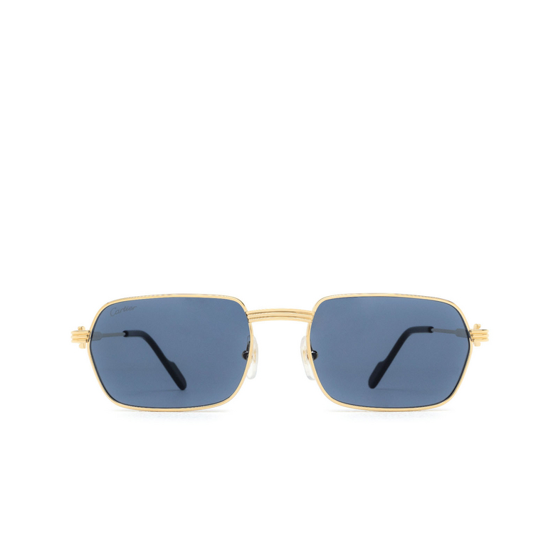 Lunettes de soleil Cartier CT0463S 003 gold - 1/4