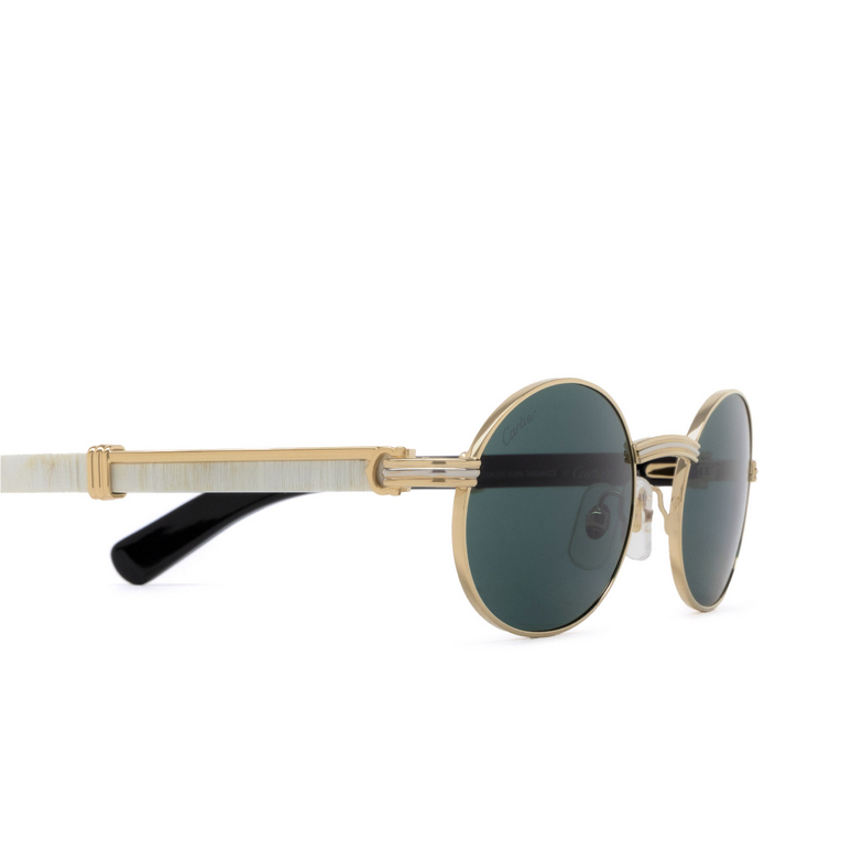 Cartier CT0464S Sunglasses 003 gold - 3/4