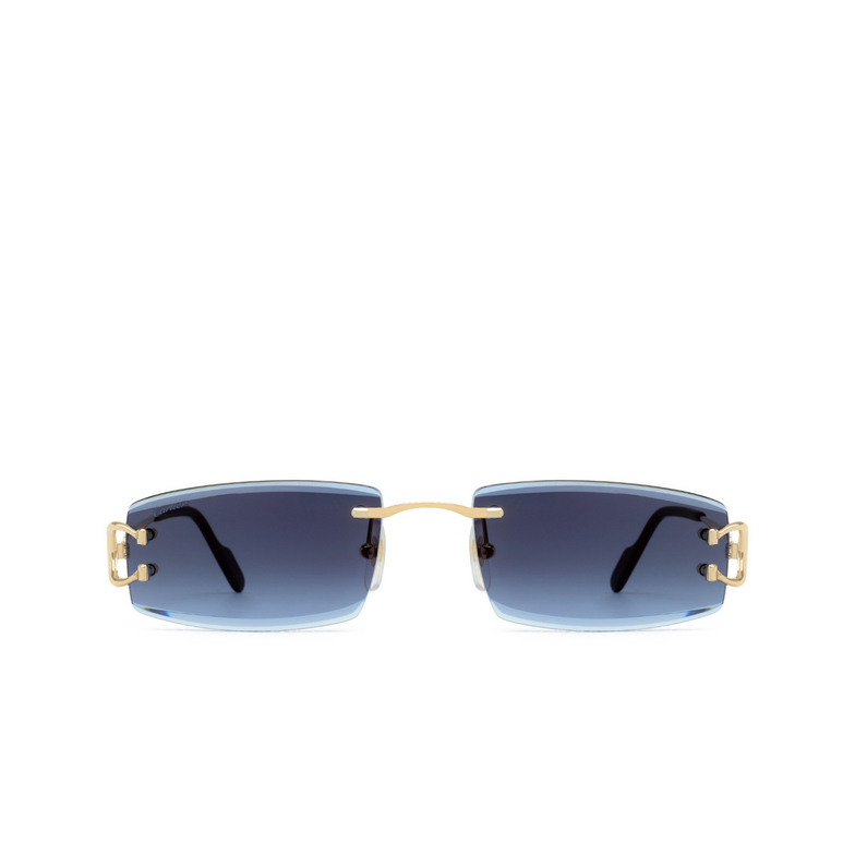 Occhiali da sole Cartier CT0465S 002 gold - 1/4