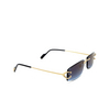 Occhiali da sole Cartier CT0465S 002 gold - anteprima prodotto 2/4