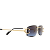 Occhiali da sole Cartier CT0465S 002 gold - anteprima prodotto 3/4