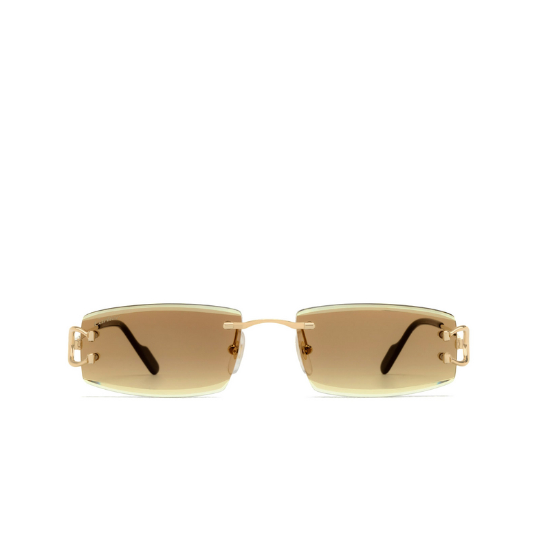 Occhiali da sole Cartier CT0465S 004 gold - 1/4