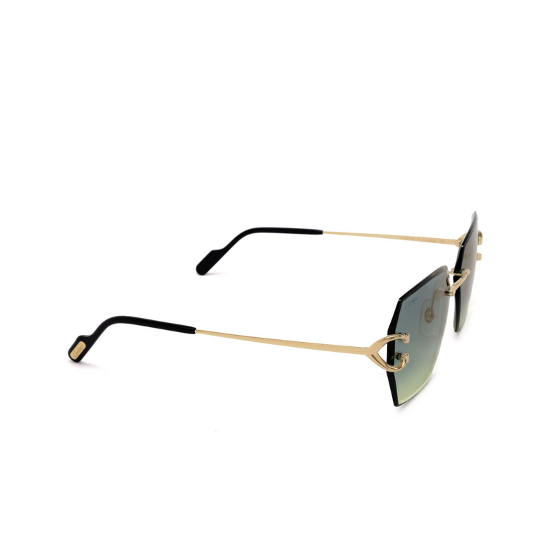 Cartier CT0466S Sunglasses 003 gold - 2/4