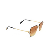 Cartier CT0466S Sunglasses 004 gold - product thumbnail 2/4