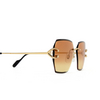 Cartier CT0466S Sunglasses 004 gold - product thumbnail 3/4