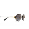 Cartier CT0467S Sunglasses 001 gold - product thumbnail 3/5