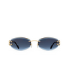 Cartier CT0467S Sunglasses 002 gold - product thumbnail 1/4