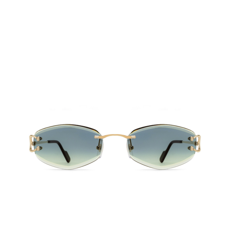 Occhiali da sole Cartier CT0467S 003 gold - 1/4