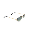 Gafas de sol Cartier CT0467S 003 gold - Miniatura del producto 2/4