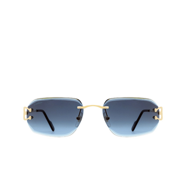 Lunettes de soleil Cartier CT0468S 002 gold - Vue de face