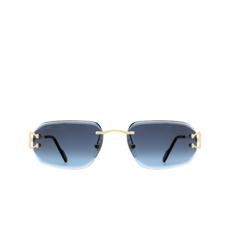 Lunettes de soleil Cartier CT0468S 002 gold - 1/4