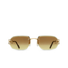 Gafas de sol Cartier CT0468S 004 gold - Miniatura del producto 1/4