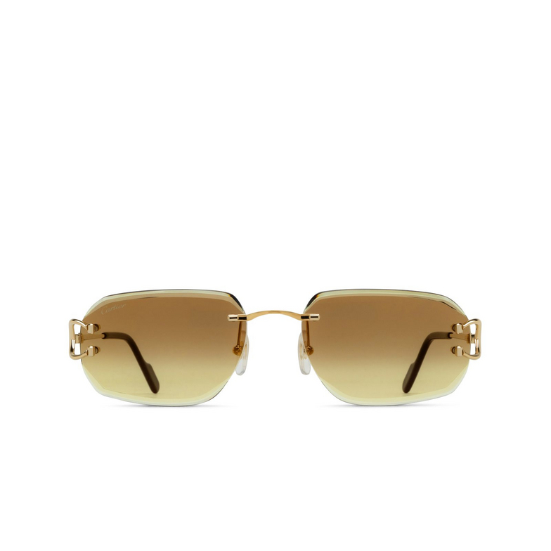 Gafas de sol Cartier CT0468S 004 gold - 1/4