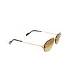 Gafas de sol Cartier CT0468S 004 gold - Miniatura del producto 2/4