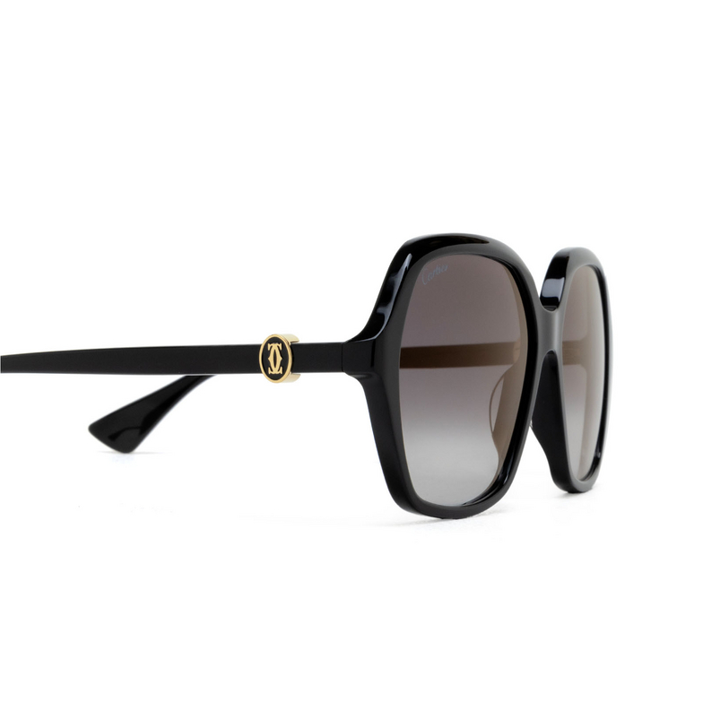 Cartier CT0470S Sunglasses 001 black - 3/4