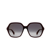 Gafas de sol Cartier CT0470S 003 burgundy - Miniatura del producto 1/4