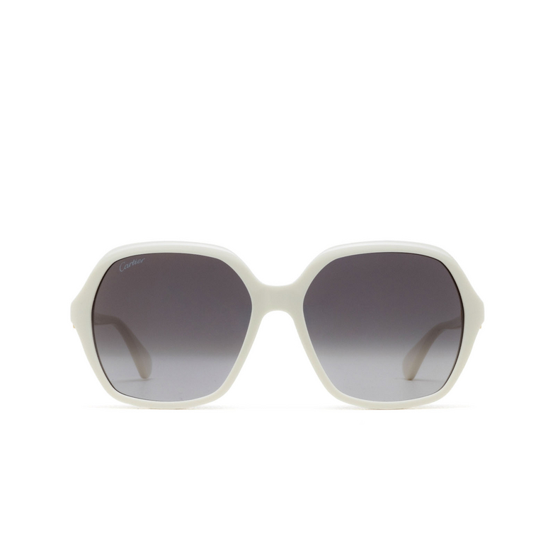 Gafas de sol Cartier CT0470S 004 white - 1/4