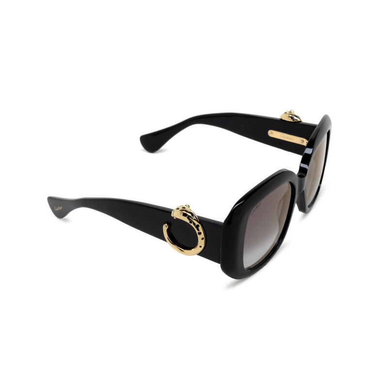 Cartier CT0471S Sunglasses 001 black - 2/4