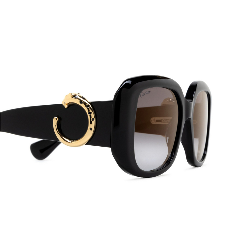 Cartier CT0471S Sunglasses 001 black - 3/4