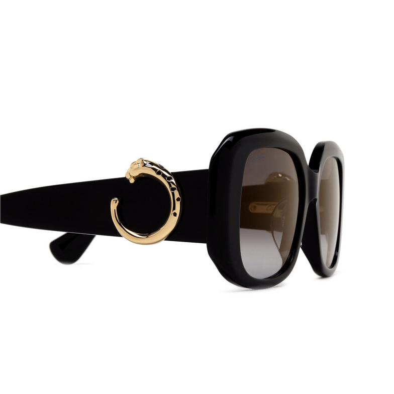 Cartier CT0471SA Sunglasses 001 black - 3/5