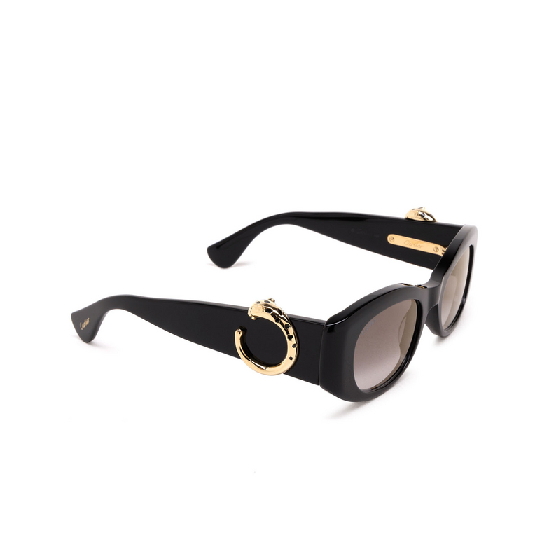 Cartier CT0472S Sunglasses 001 black - 2/5