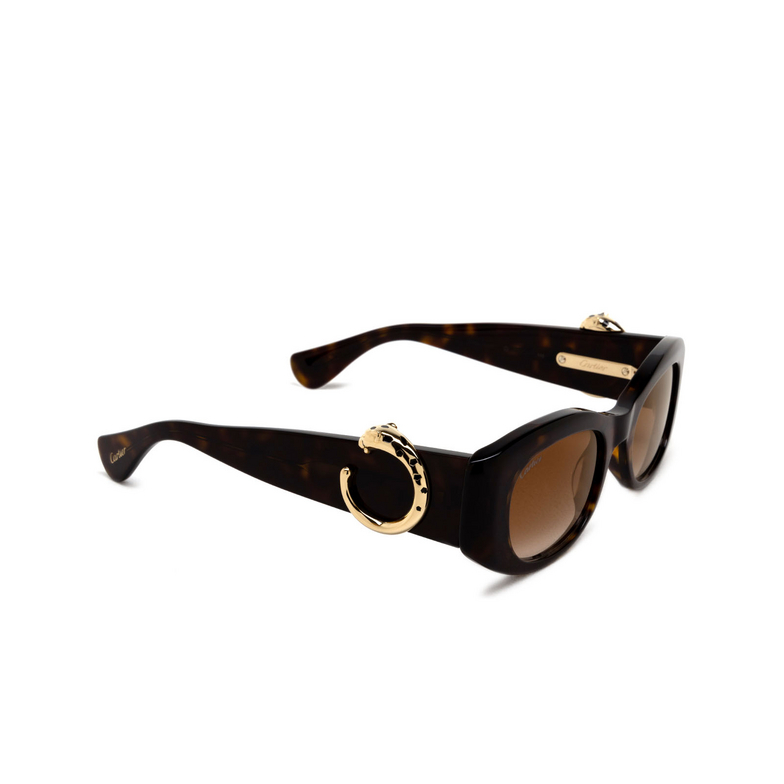 Cartier CT0472S Sunglasses 002 havana - 2/4