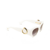 Cartier CT0472S Sunglasses 004 white - product thumbnail 2/4