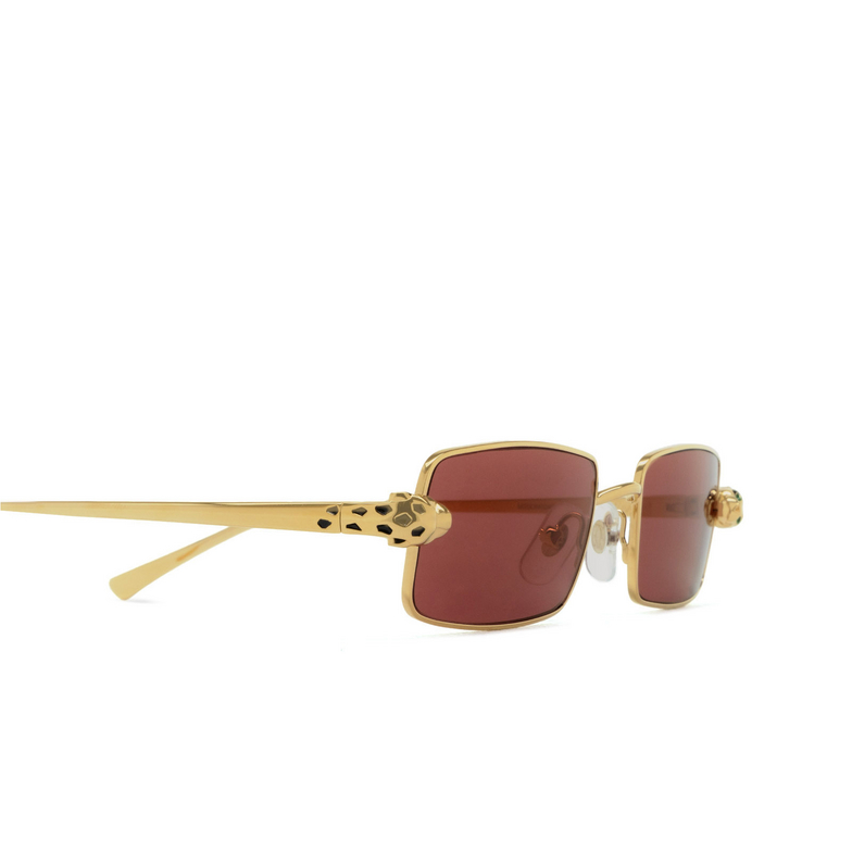 Cartier CT0473S Sunglasses 002 gold - 3/4