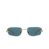 Gafas de sol Cartier CT0474S 003 gold - Miniatura del producto 1/4