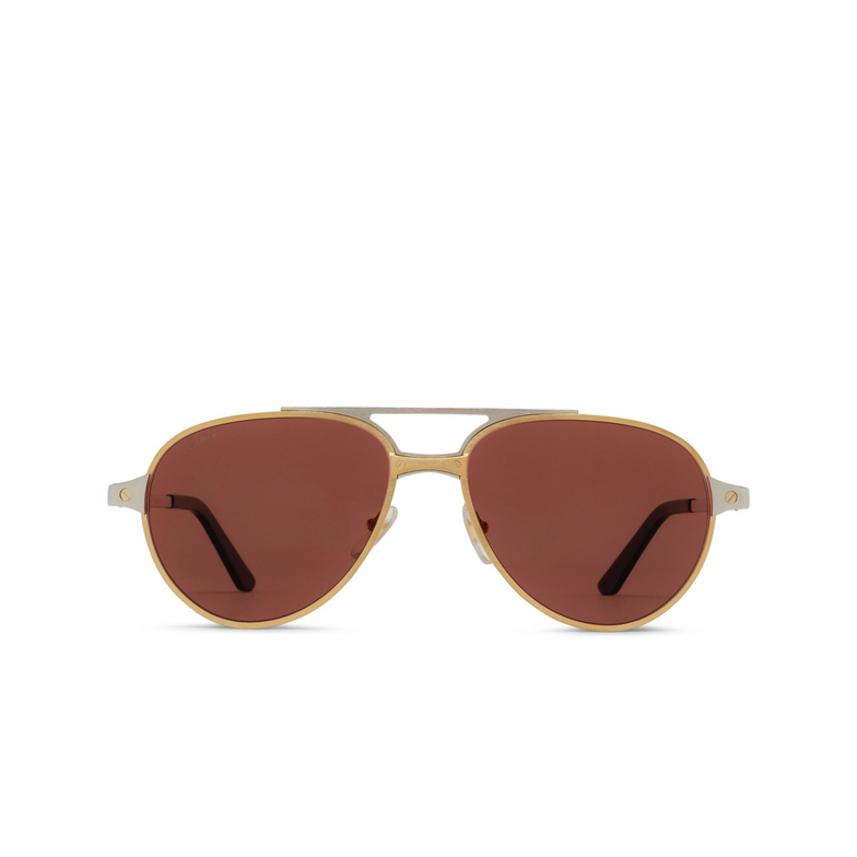 Gafas de sol Cartier CT0476S 006 gold - 1/4