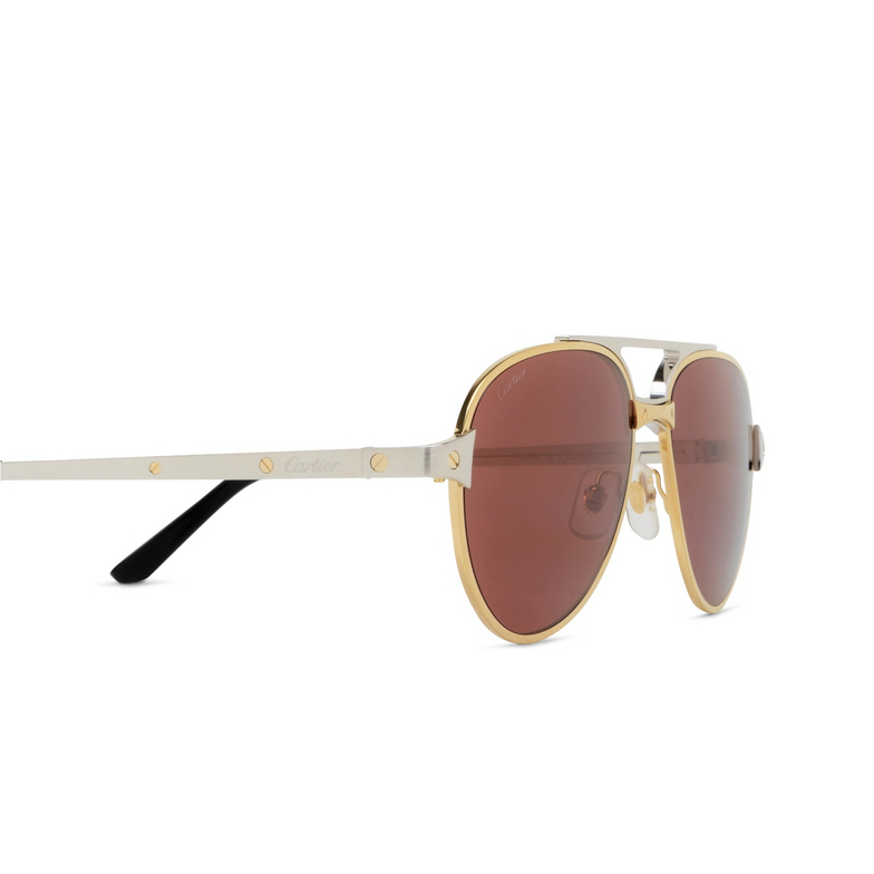 Cartier CT0476S Sunglasses 006 gold - 3/4