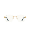 Lunettes de soleil Cartier CT0478S 001 gold - Vignette du produit 1/4