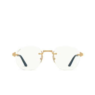 Gafas de sol Cartier CT0478S 001 gold - Vista delantera