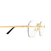 Lunettes de soleil Cartier CT0478S 001 gold - Vignette du produit 3/4