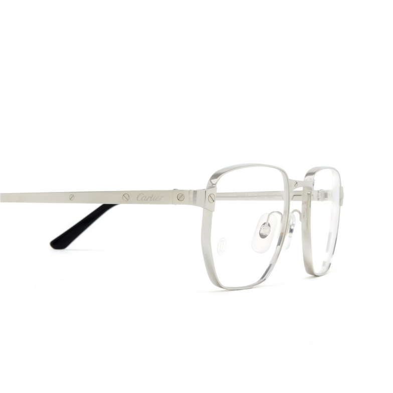 Cartier CT0480O Eyeglasses 002 silver - 3/4