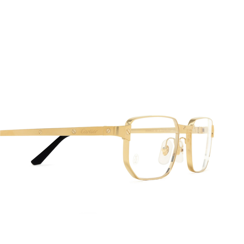 Cartier CT0481O Eyeglasses 001 gold - 3/4