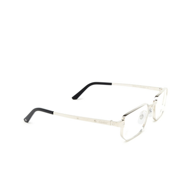 Cartier CT0481O Korrektionsbrillen 002 silver - Dreiviertelansicht