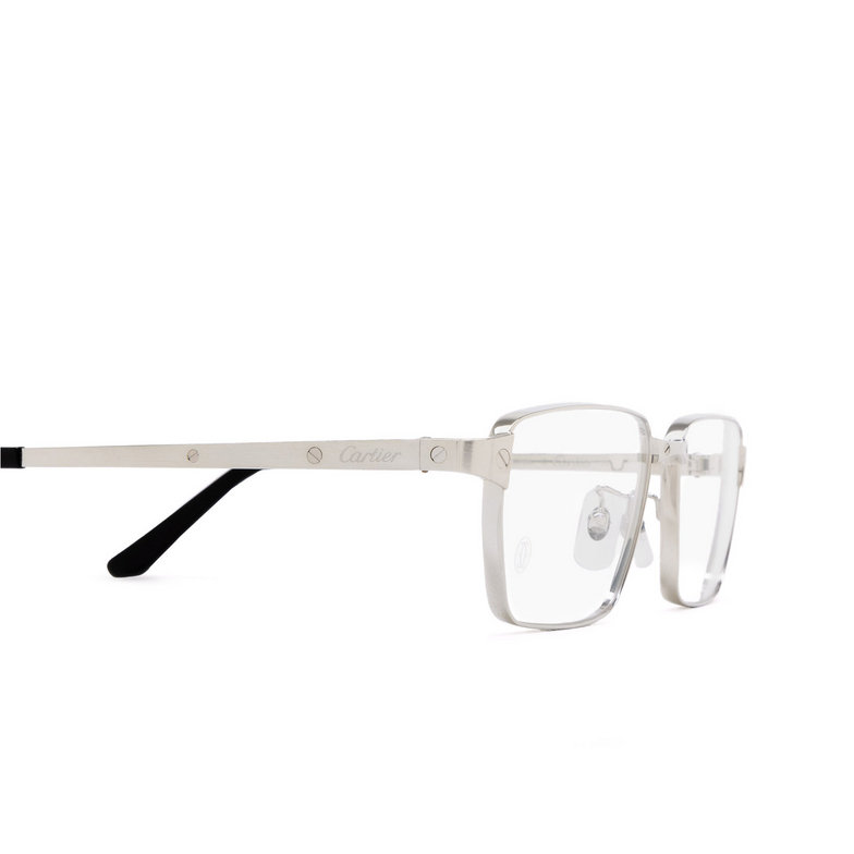 Cartier CT0482OA Eyeglasses 002 silver - 3/4