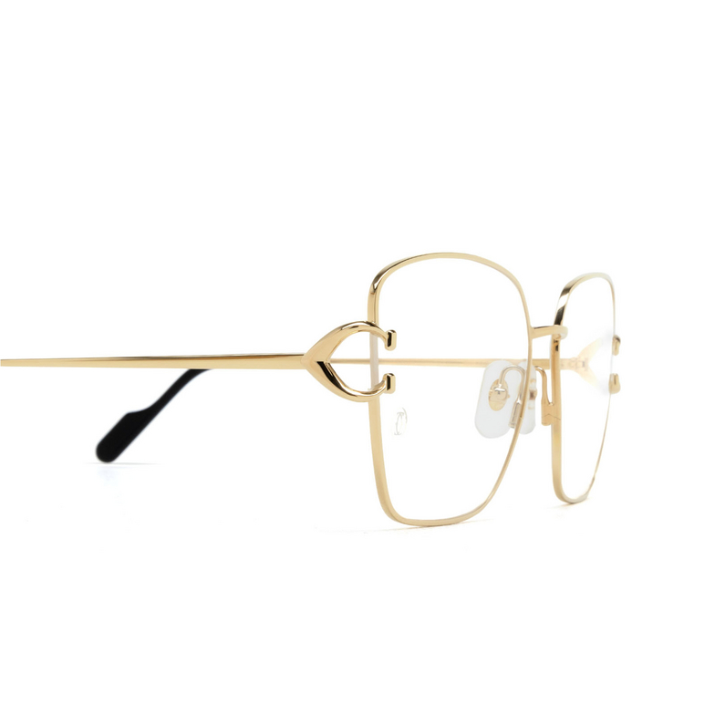 Cartier CT0486O Eyeglasses 001 gold - 3/5
